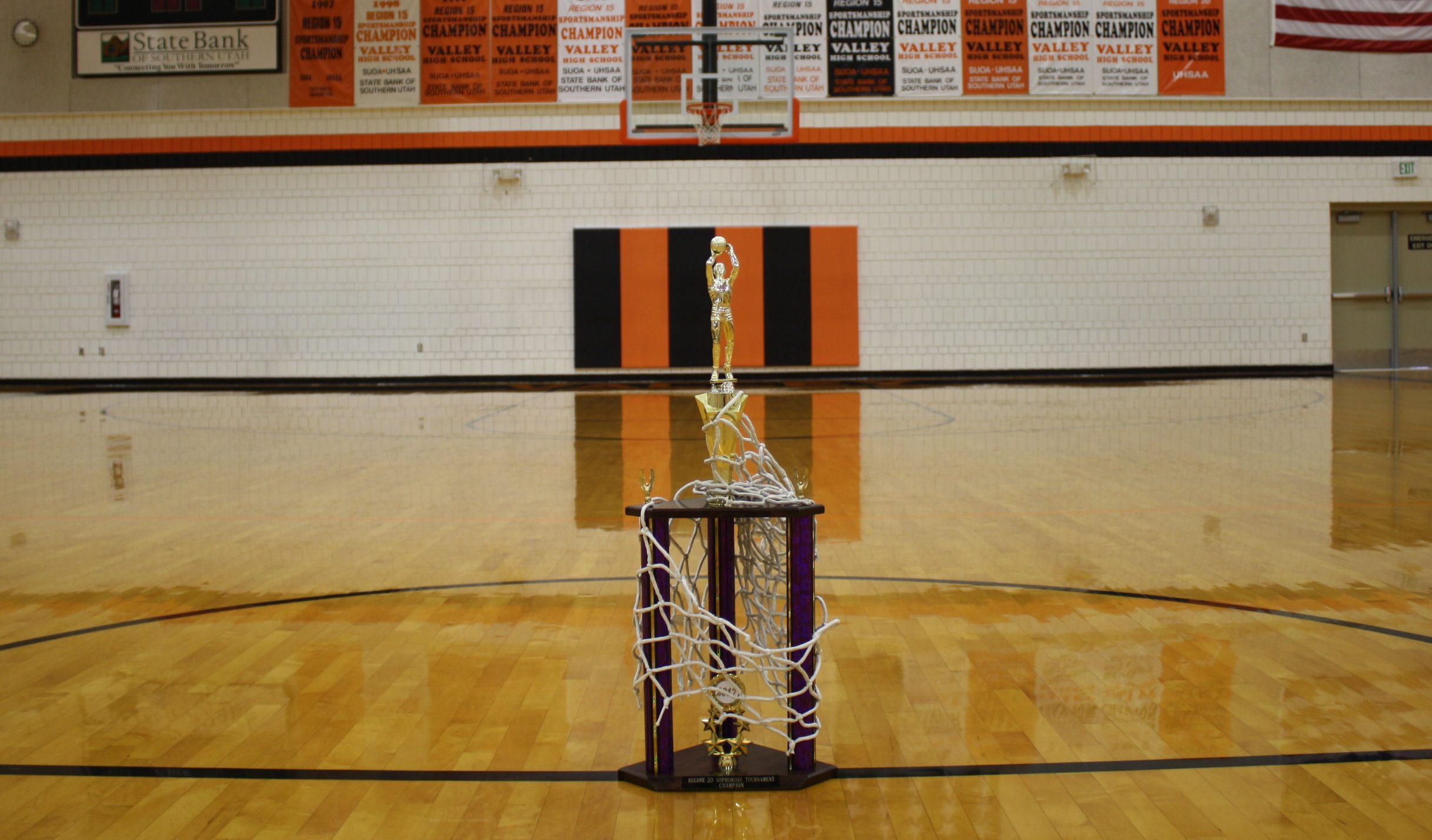 Trophy In New Gym