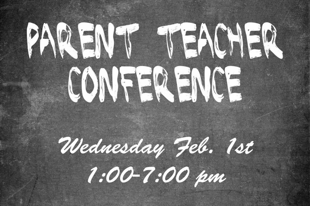 Parent Teacher Conference on Chalkboard